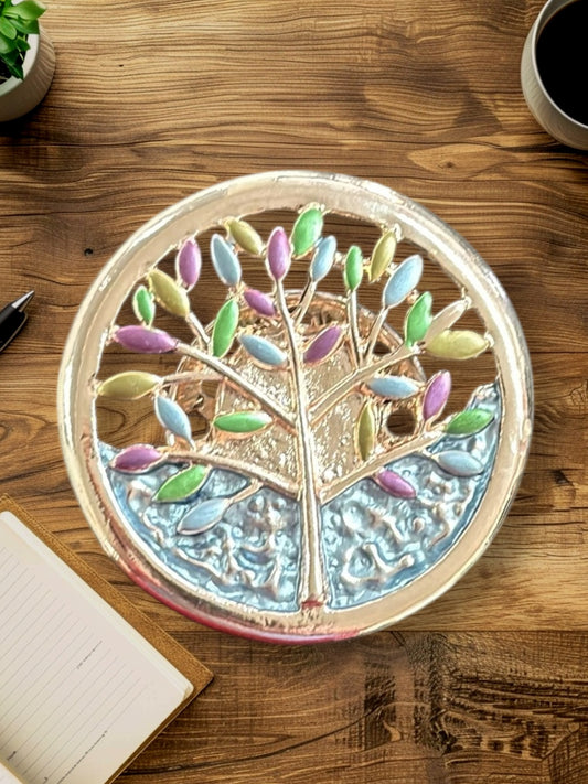 Magnetic Tree of Life Brooches purple