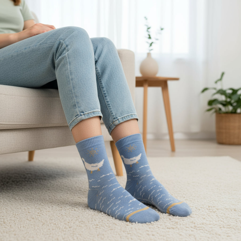 Duck Pattern Socks