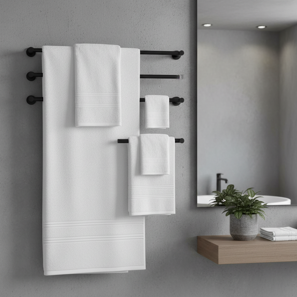 Personalized Monogram Embroidered Towels Facecloths, Hand Towels, Bath Towels & Bath Sheets – Custom Initials Comes with a gift bag