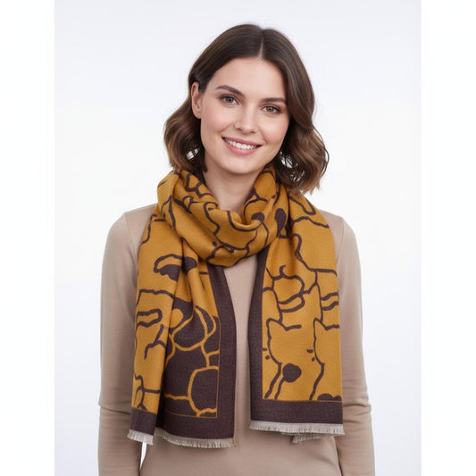 Cat Print Pashmina Scarf Cashmere Feel Shawl Wrap For Cat Lovers Free Gift Wrapping Included Ready to Give