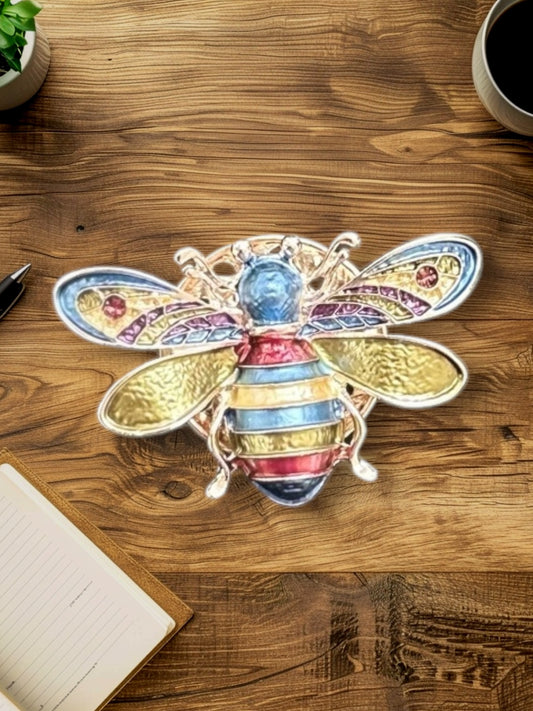 Magnetic Good Fortune Bee  Brooches
