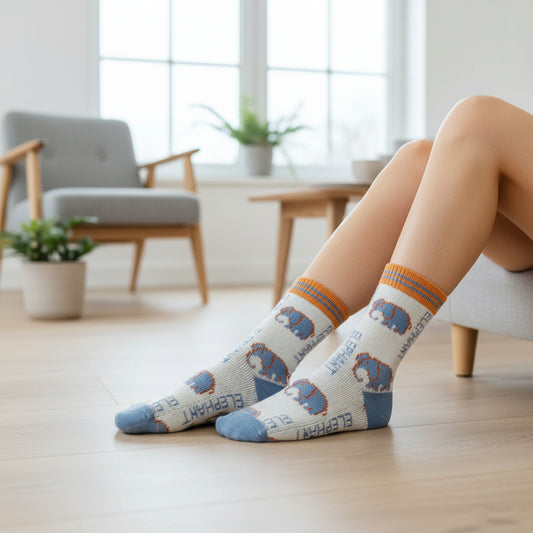 Elephant  Pattern  Socks