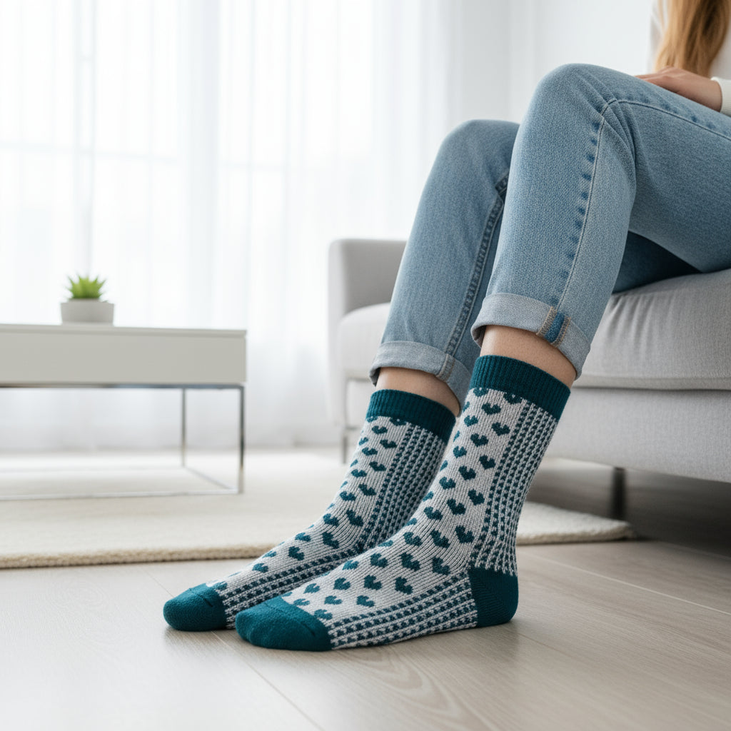 Heart Pattern Socks