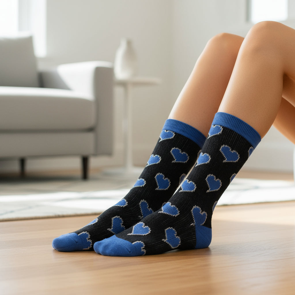 Heart Pattern Socks