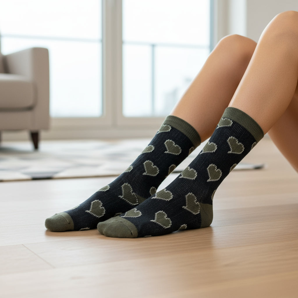 Heart Pattern Socks