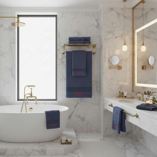 Personalized Monogram Embroidered Towels  Facecloths, Hand Towels, Bath Towels & Bath Sheets – Custom Initials Comes with a gift bag