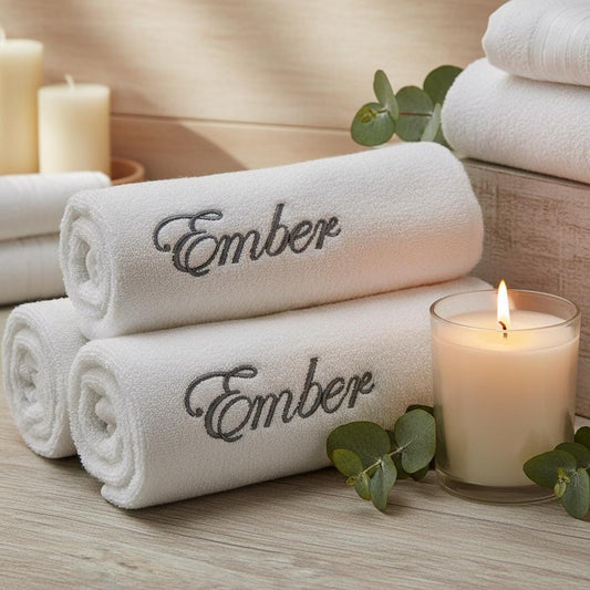 Personalized Monogram Embroidered Towels  Facecloths, Hand Towels, Bath Towels & Bath Sheets – Custom Initials Comes with a gift bag