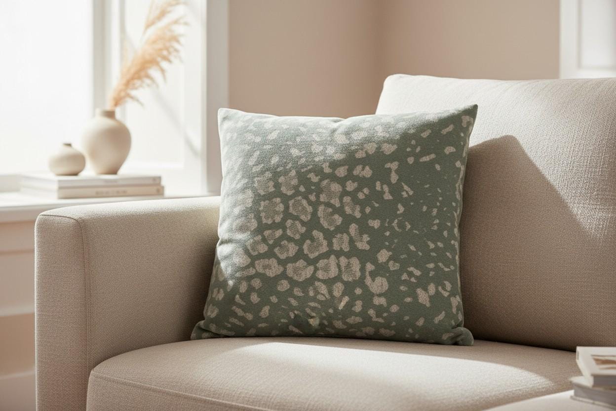 Animal Leopard Print Cushion Cover with Inner – Decorative Throw Pillow